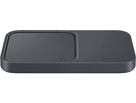 15W draadloze oplader Duo met reisadapter, donkergrijs